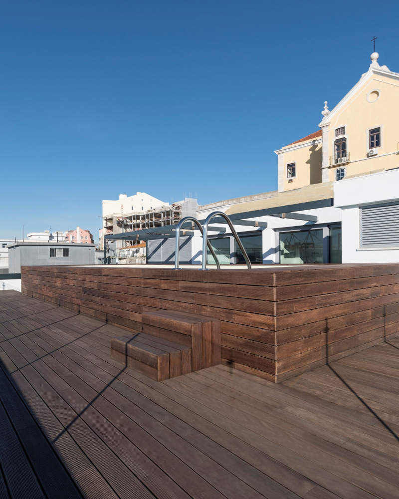deck em madeira